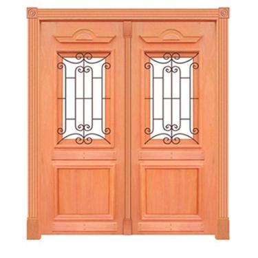 Imagem de Portal Entrada Maciça Pivotante 210 - Madeira, Medida Final de 2,15 m 