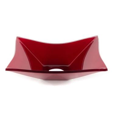 Imagem de CUBA DE BANHEIRO RETANGULAR KIT COM VÁLVULA CLICK INOX PIA BANHEIRO CUBAS DE SOBREPOR BANHEIRO(VINHO)