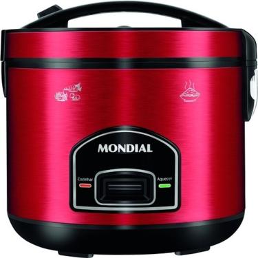 Imagem de Panela Eletrica Mondial Inox Luxx Red 700W 110V Faz 10 Xicaras