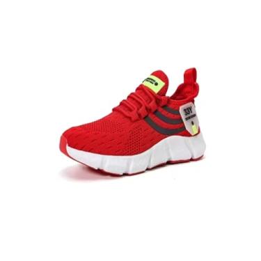 Imagem de Tênis Esporte,33y Macio, Respirável para Academia, Corrida,homens, mulheres (vemelho, BR, Adulto, Numérico, 34)