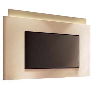 Imagem de Painel Para Tv 85 Pol Orgânico Com Led 208cm Aslan B01 Off White Champagne - Lyam Decor