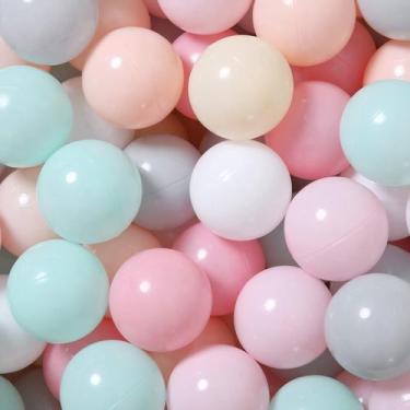 Imagem de Pit Balls GOGOSO 100 bolas de plástico para bebês e meninas de 2,17 po