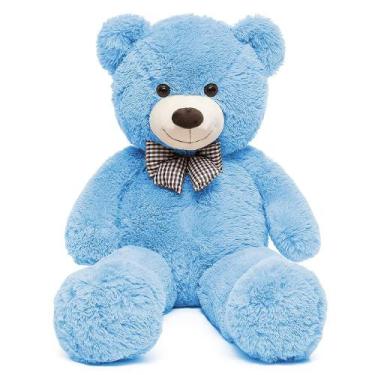 Imagem de Bicho de pelúcia MaoGolan Big Blue Teddy Bear 1m