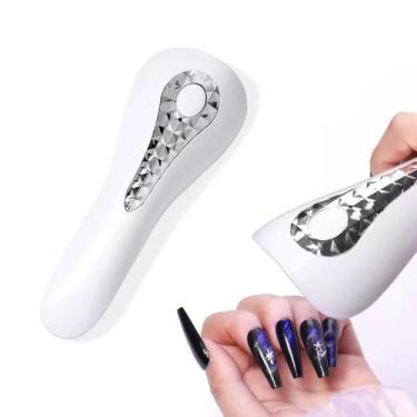 Imagem de Mini Cabine Unha Led/Uv Portátil Usb 5 Lampadas 18W Branco - Shop Mix