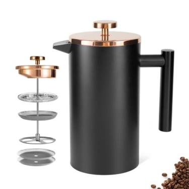 Imagem de Cafeteira French Press Meelio Stainless Steel 1500mL