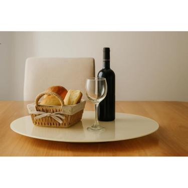 Imagem de Prato Giratório  80Cm Madeira Laminado - Amadeirado