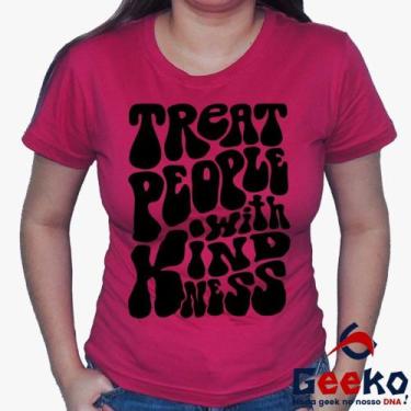 Imagem de Baby Look Harry Styles 100% Algodão - Treat People With Kindness - Pop