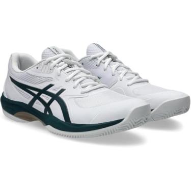 Imagem de ASICS Tênis masculino Game Ff Clay, Verde saxão branco, 40 EU