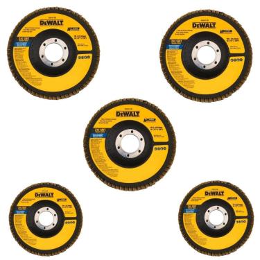 Imagem de Kit 5 Discos Flap G40 115 X 22,23Mm Dw8309Br Dewalt