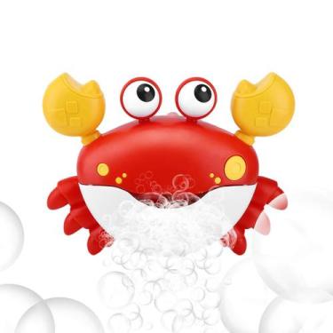 Imagem de Caranguejo Banho De Espuma Brinquedo Infantil Vermelho Bebe - Robomix