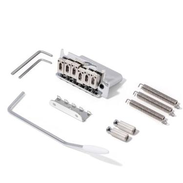 Imagem de Leo Jaymz Ponte De Tremolo Wilkinson Wov06 2-1/8" 2-Point St Para Guitarra Elétrica Strat Modern (Wov06 Cromado)