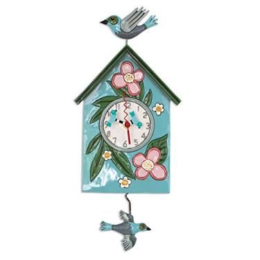 Imagem de Allen Designs P1994 Pêndulo balançante design Birdhouse Blessed Nest 8 polegadas x 16,5 polegadas...