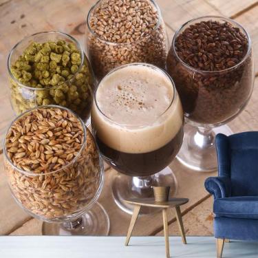 Imagem de Papel de Parede Cerveja Bebida Cervejeiro Bar Sala Adesivo - 320pcm - 