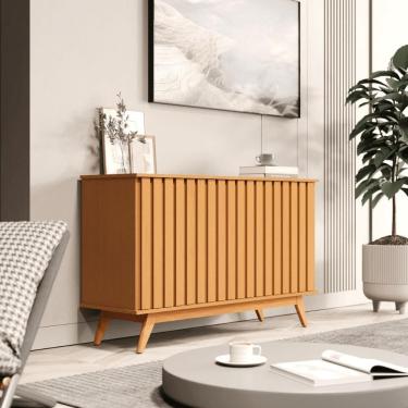 Imagem de Balcao Buffet 3 portas Ripado 1,36 Juçara Nature