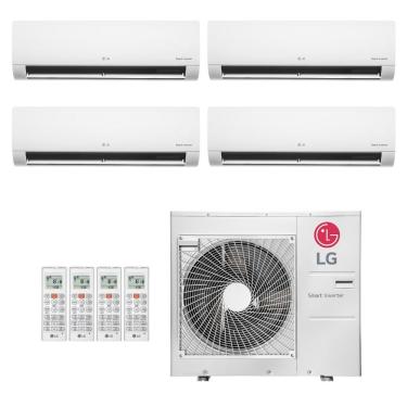 Imagem de Ar-Condicionado Multi Split Inverter LG 30.000 (2x Evap HW 9.000 + 2x Evap HW 12.000)  Quente/Frio 220V R-32