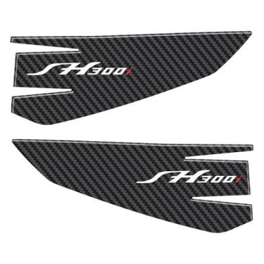 Imagem de Adesivo Pedaleira SH 300i 2018 a 2019 - Protetor Resinado para Motocic