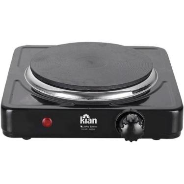 Imagem de Fogão Elétrico Cooktop Kian Portátil 1 Bocas 220V FG-100 Preto