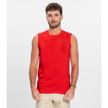 Imagem de Regata Masculina Meia Malha Diametro Laranja, P, Laranja