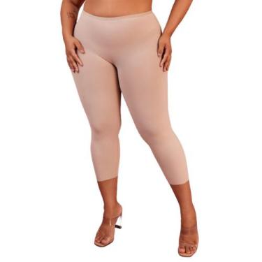 Imagem de Calça Legging Capri Segunda Pele Vi Lingerie, M, Chocolate