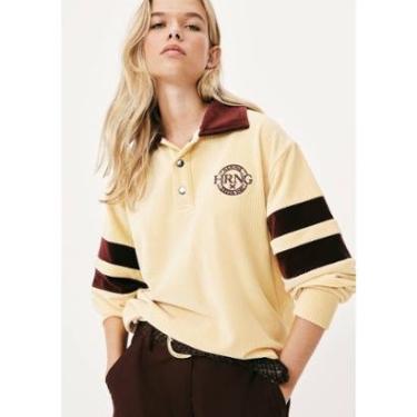 Imagem de Camisa Polo Feminina Oversized Cotelê-Feminino