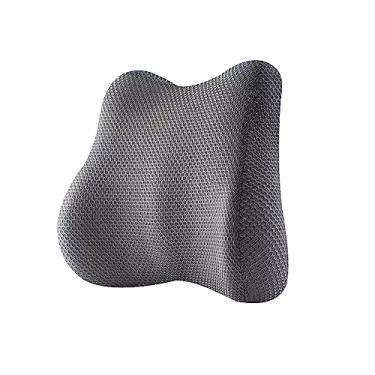 Imagem de Almofada de apoio lombar para cadeira de escritório, almofada lombar para alívio da dor nas costas, travesseiro ergonômico de suporte para as costas para carro, sofá, poltrona, B