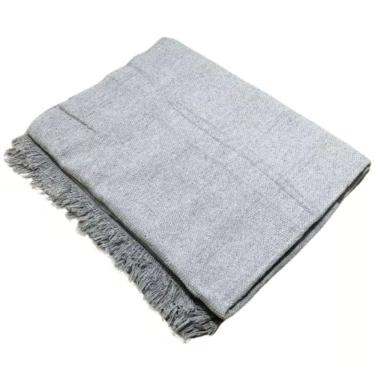 Imagem de Manta Para Sofá Cama Gigante Capa Protetor Sofa Retratil 2 E 3 Lugares Grande Terracota Cnza Claro King