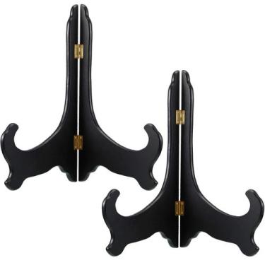 Imagem de Suportes de placa de madeira Tatuo, 2 pacotes para exibição de 30 cm d