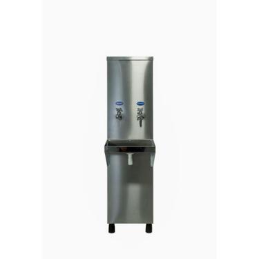 Imagem de Bebedouro Industrial Inox Escovado 25 L 220 V com Filtro  2 Torneiras 