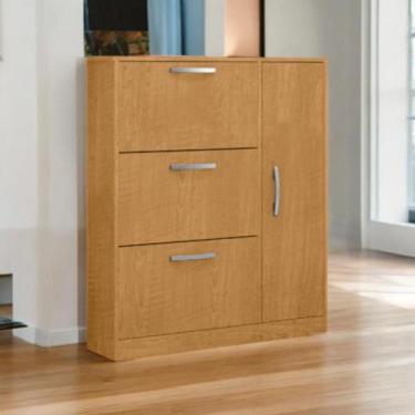 Imagem de Sapateira com 03 Gavetas e 01 Porta Randi Naturalle - Mobiliar Home Sh