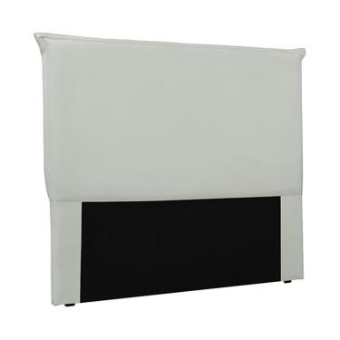 Imagem de Cabeceira Decorativa King Size 1,95M Trento Veludo Prata - Gran Belo