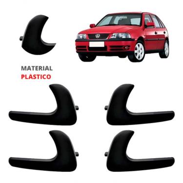 Imagem de Gatilho Puxador Interno Da Maçaneta Gol 4 Portas 2005 Preto - Un / 4 [f103]