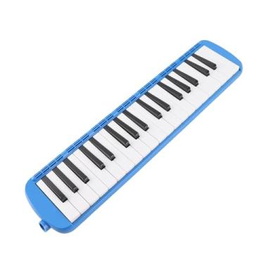 Imagem de Acouto Melodica 37 Teclas Teclado Instrumento Musical de Sopro - Perfeito para Iniciantes e Profissionais, Inclui Maçarico, Bocal e Bolsa de Transporte - Construção ABS Uso Duradouro (Azul)