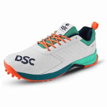 Imagem de DSC Sapatos de Críquete Masculino Beamer Tamanho 6 Reino Unido (Amarelo Fluro Branco), Verde marinho - laranja fluro, 7