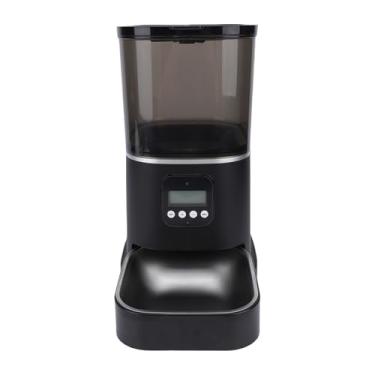 Imagem de Zerodis Alimentador Automático para Gatos Distribuidor Automático de Alimentadores Com Display LCD Fonte de Alimentação Dupla Alimentação Programável Cronometrada para Gatos Internos Cães Pequenos