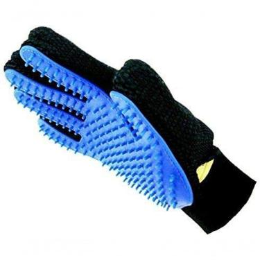 Imagem de Luva Pente Nano Magnética Tira Pelos Pet Shop Cães Animais Para Escovar Cachorros E Gatos