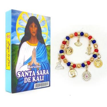 Imagem de kit taro+Pulseira da Sara kali Padroeira Cigana Ajustável - Mandala