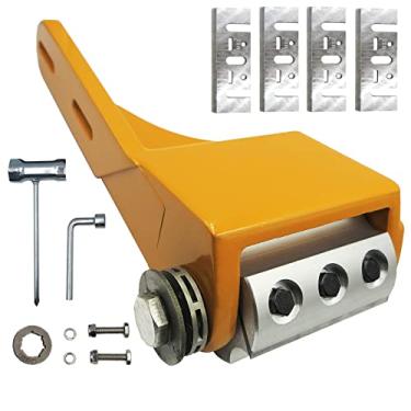 Imagem de LAJIAOZ Descascador de toras amarelo - ferramenta de descascamento de toras como acessório de descascador de motosserra, ferramenta de descascador, ferramentas de moldura de madeira principais para