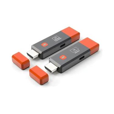 Imagem de Extensor HDMI Sem Fio 4K, Transmissor e Receptor Portátil, Alcance de 50m, Resolução 1080P@60Hz, Compatível com TV, Notebook, Projetor, Design Compacto 24x80x12mm