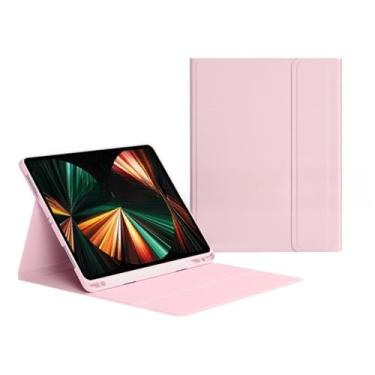 Imagem de Case para tablet Capa couro Sono magnético Para ipad 10 A16 geração 7 8 9 10.2 pol não incluída teclado SIR(Rosa,IPAD 7/8/9 10.2POL)