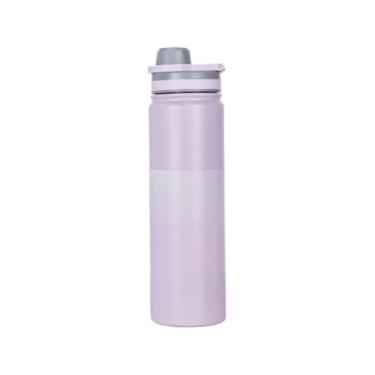 Imagem de Garrafa TéRmica | Design Totalmente Vedado E à Prova De Vazamentos | Design PortáTil, Adequado Para Transportar Em Viagens E Usar No EscritóRio(750ML Roxo)