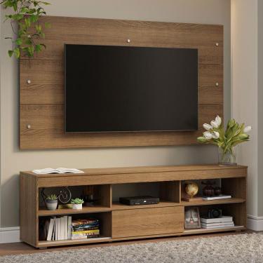 Imagem de Rack Com Painel Para Tv Até 65 Polegadas Rustic Orlando Madesa Rustic