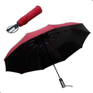 Imagem de Guarda Chuva Portátil Automático com Abertura Rápida e Estrutura Refor