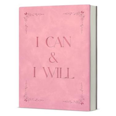 Imagem de QYCFDXD Caderno motivacional para mulheres, meninas, presentes inspiradores de afirmação positiva para mulheres, colegas de trabalho, amigas - rosa