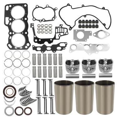Imagem de Censeanku SQR372 Kit de revisão da cabeça do cilindro do motor com junta compatível com Joyner Trooper, compatível com Chery 800CC