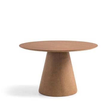 Imagem de Mesa Redonda 120cm com Tampo Laminado Mira Nogueira