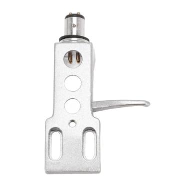 Imagem de Acouto Headshell Fono de Liga de Alumínio Premium para Toca-discos Universais, Fácil Instalação Com Fios, Qualidade de Som Aprimorada (Prata)