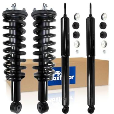Imagem de Maxfavor Amortecedores completos dianteiros e traseiros para Toyota Sequoia 2001 2002 2003 2003 2004 2005 2006 2007 4,7L suspensão de escoras rápidas, não serve para suspensão de nivelamento de ar