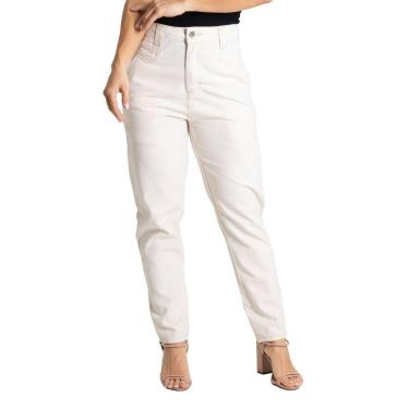 Imagem de Calça Linho Sawary Mom - 280241 - Bege 44-Feminino