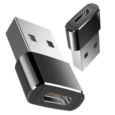Imagem de Adaptador USB Tipo C para USB Comum (Tipo A), Carregamento Rápido, OTG Plug, Compatível com iPhone 11 12 13 14 15 16 17 Pro Max, Android, Carro, Power Bank, Pc, Transferência de Dados
