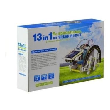 Imagem de Kit Robo Solar 12x1 13 Montagens Para Iniciante Em Robótica - Educacio
